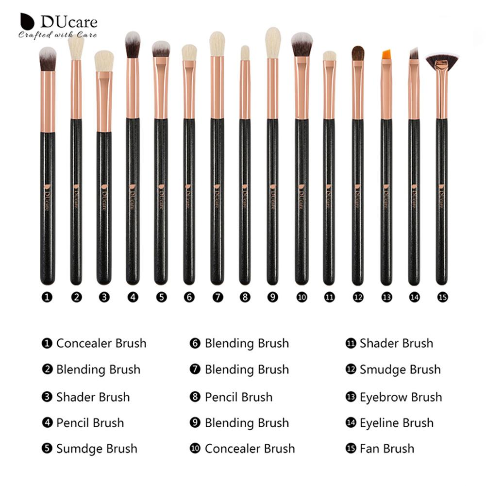 DUcare Beauty 15 in 1 Makeup Brushes Set