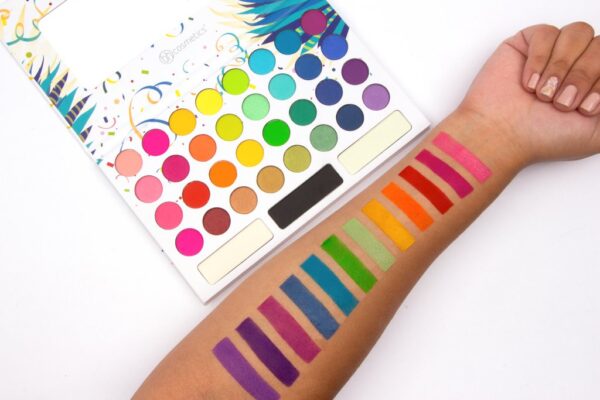 BH Cosmetics Take Me Back To Brazil Palette on hands