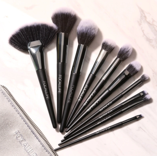 Focallure 10 Pieces Makeup Brushes By Morphe all brushes