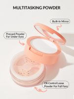 SheGlam Insta-Ready Face & Under Eye Setting Powder Duo Bisque