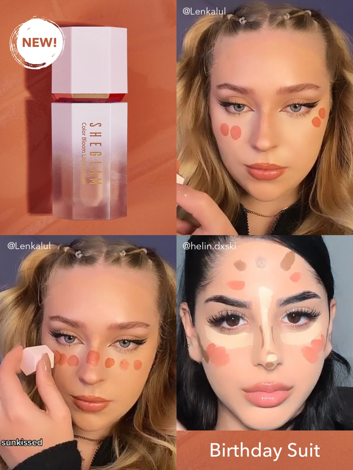 Buy SheGlam Color Bloom Liquid Blush Birthday Suit in India