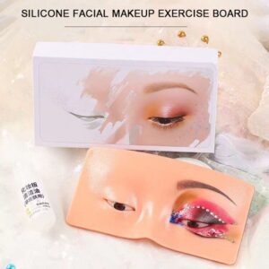 Silicone Eye Makeup Practice Board Face Makeup Practicing