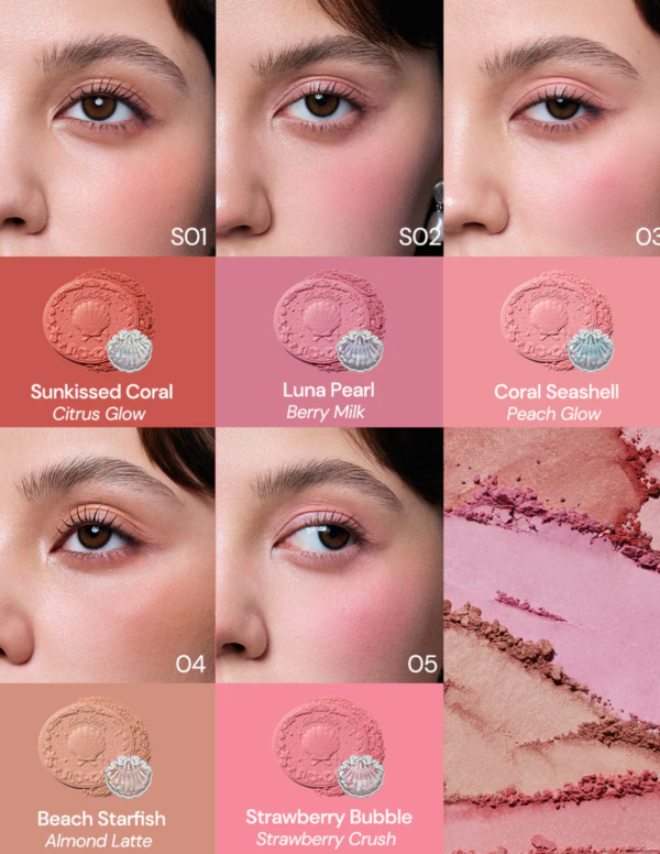 Flower-Knows-Shells-Jewel-Silk-Satin-Blush-Coral-Seashell-Shades