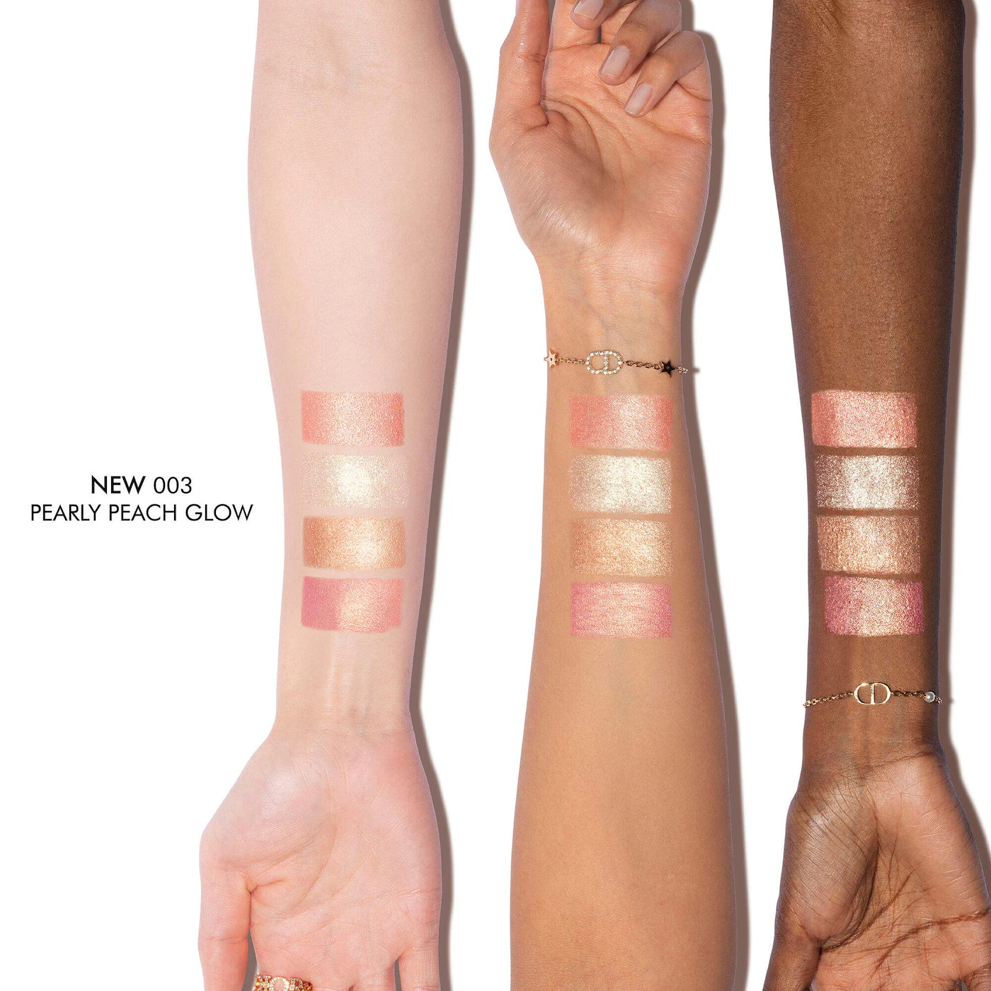 DIOR Backstage Glow Maximizer Face Palette Pearly Peach Glow - Image 6